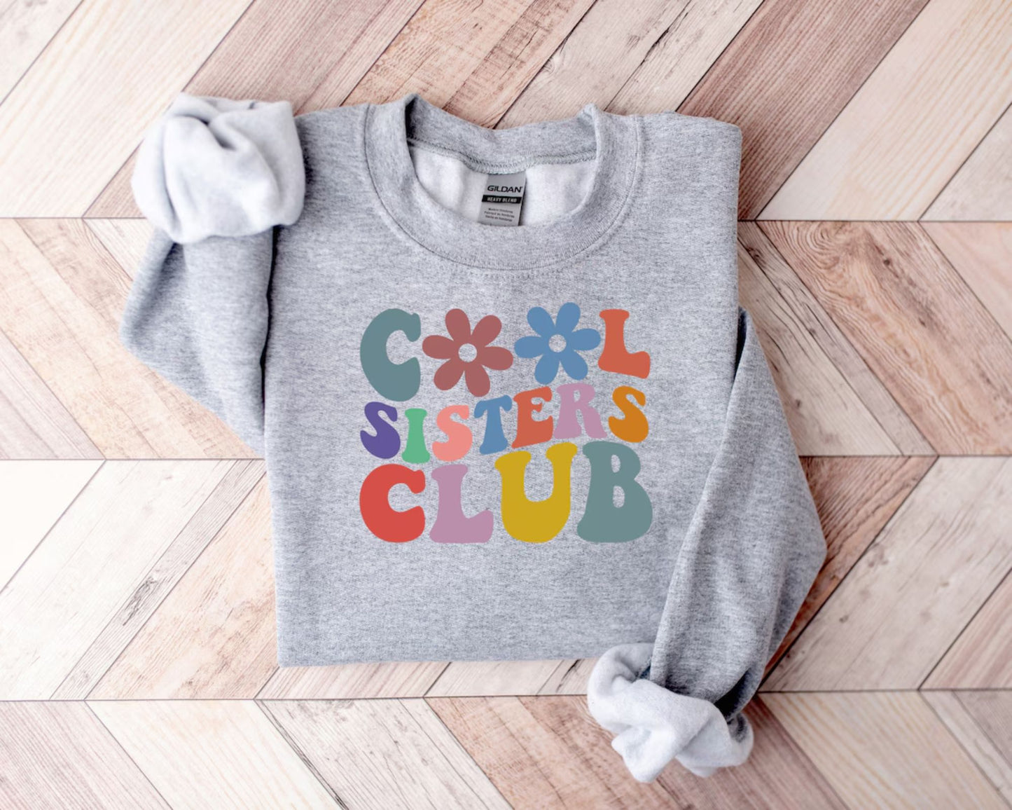 Cool Sisters Club Sweatshirt - Geschenk für Schwester