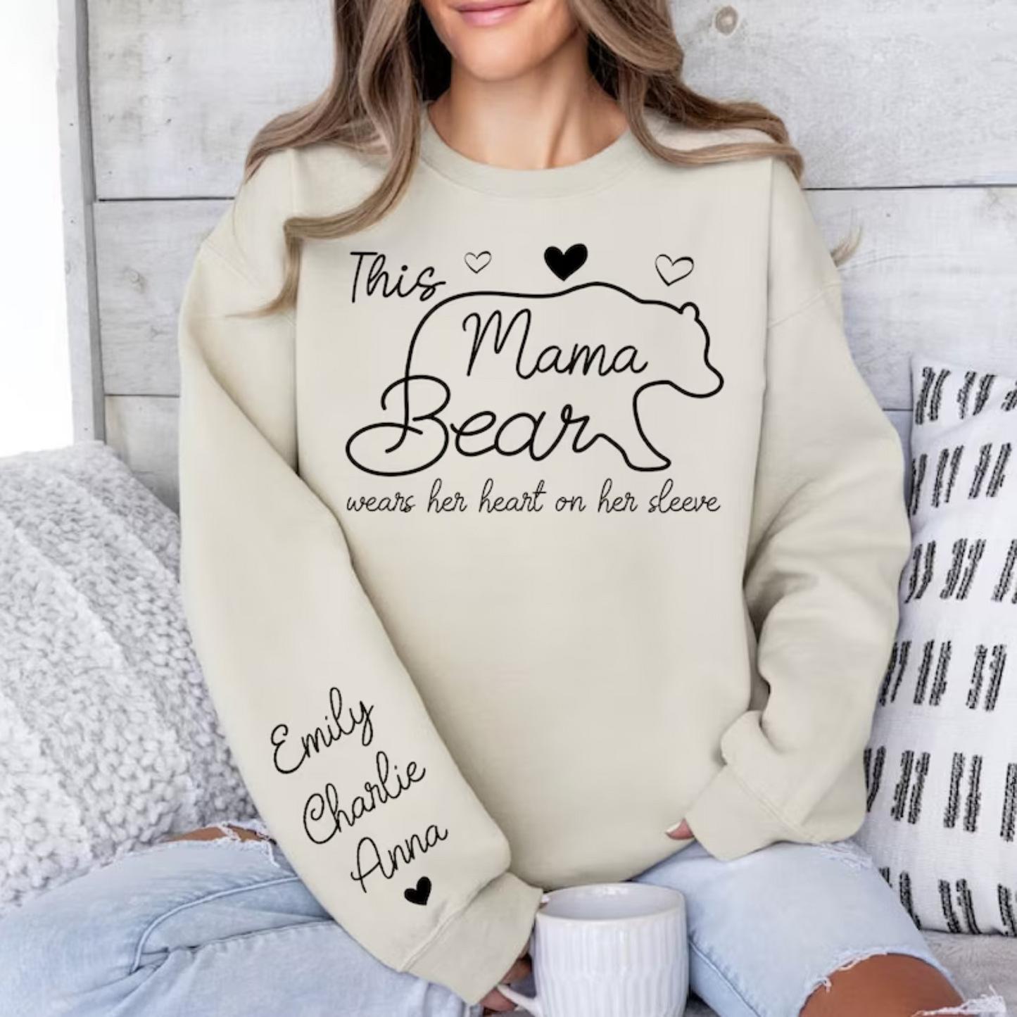 Herzensmama Sweatshirt - Geschenk für Muttertag