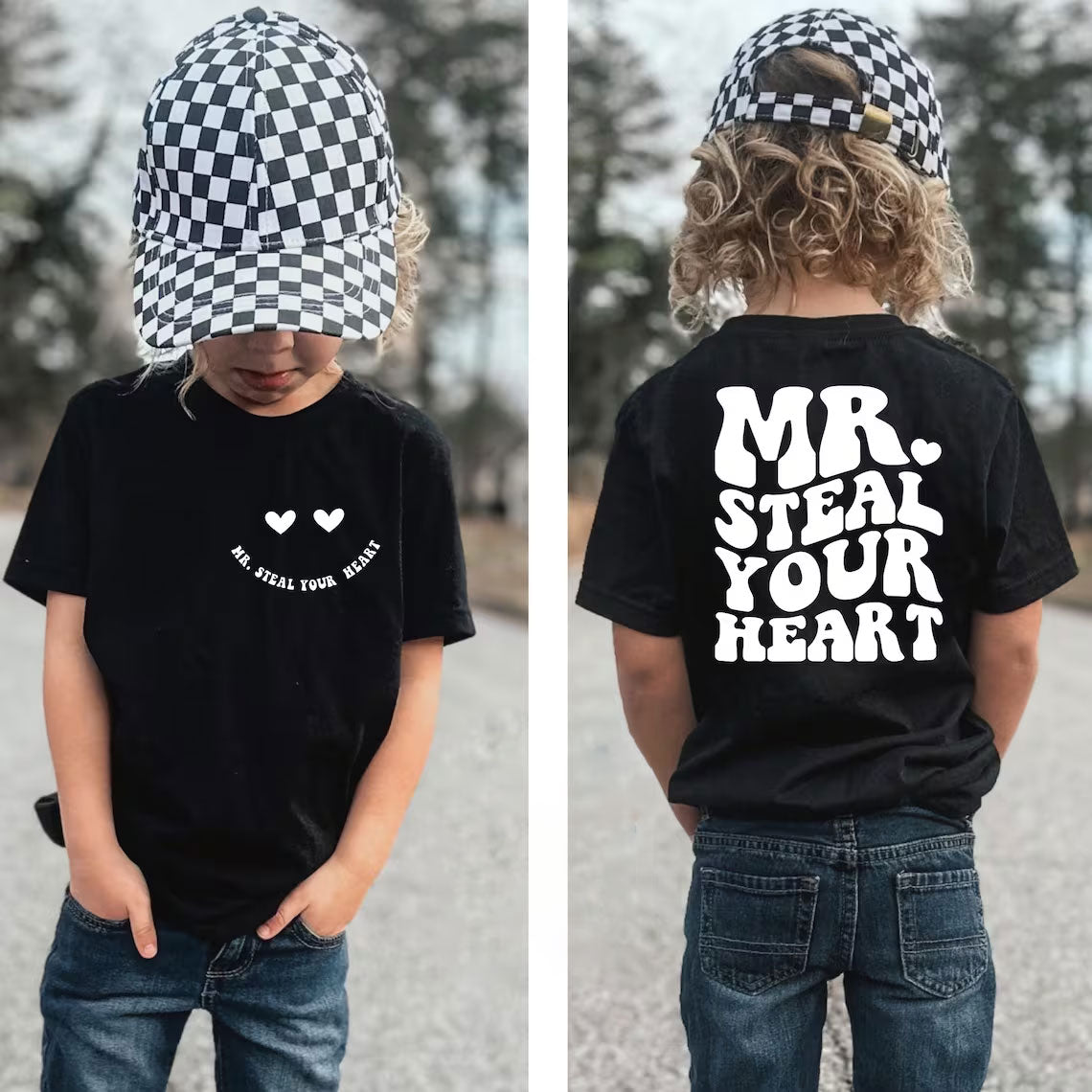 Mr. Steal Your Heart, Jungen-Sweatshirt – Valentinstag Geschenk für Boys