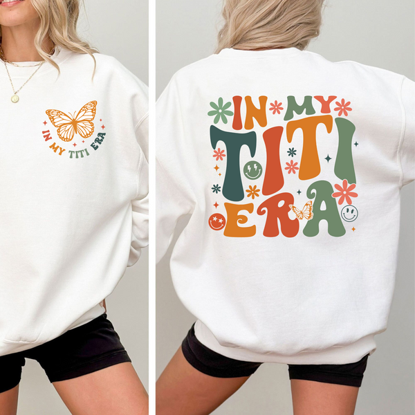 Celebrate the Auntie Era Joyful Aunt Sweatshirt GiftHaus