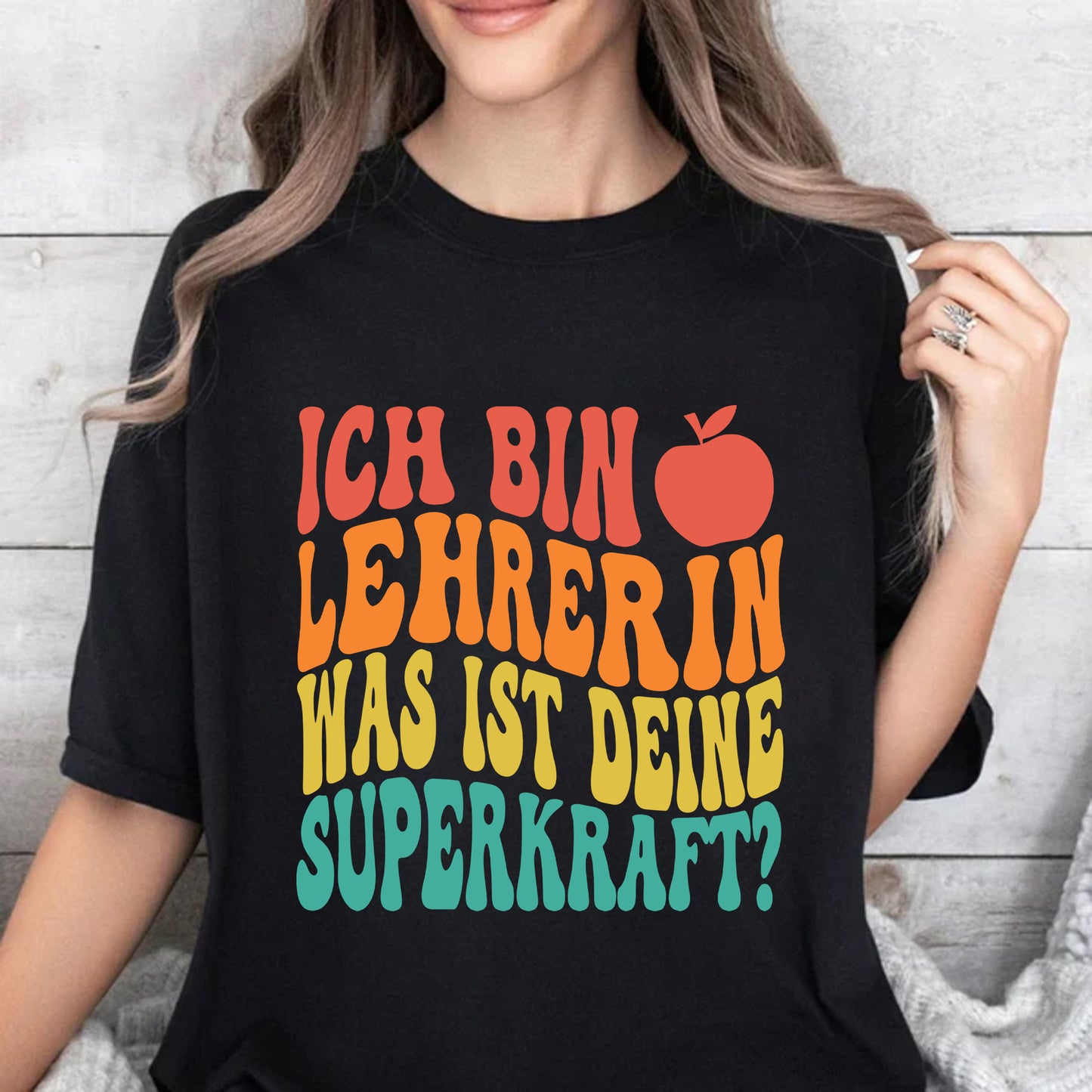 Ich bin Lehrerin Shirt - Geschenk für Lehrerin