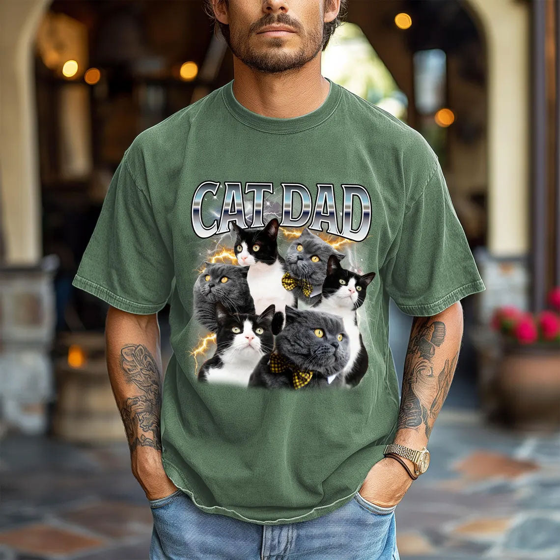 Personalisiertes T-Shirt mit Haustierfoto – Geschenk für Tierliebhaber