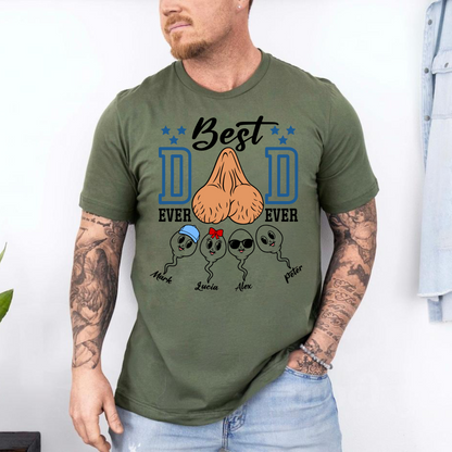 Lustiges Superhelden-Papa T-Shirt - Personalisierbar für Vatertag