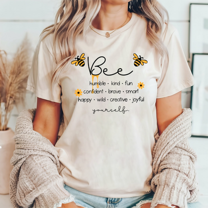 Bee Lover's Delight: Buzzing Queen Tee for Everyday Fun