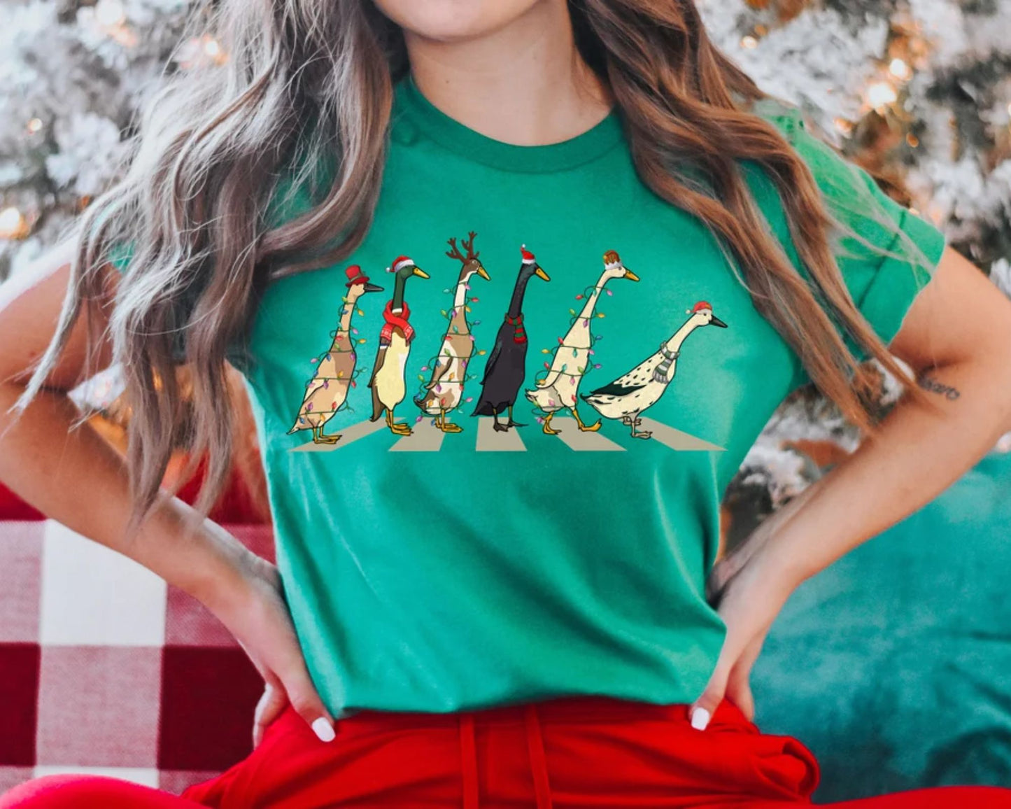 Christmas Ducks Sweatshirt - Lustiges Weihnachtsgeschenk