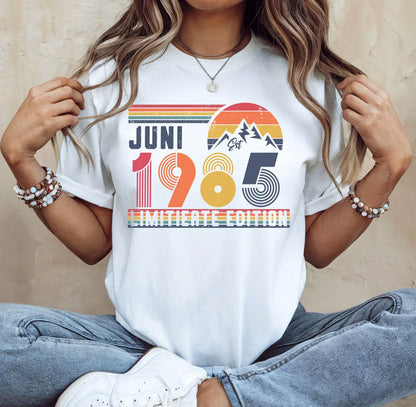 Personalisiertes Retro Geburtstags T-Shirt – Geschenkidee für Geburtstag