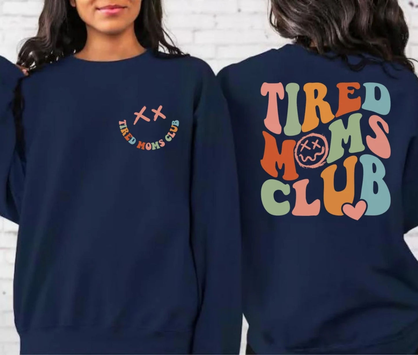 Müde-Mamas Club Sweatshirt, Sarkastischer Mama-Hoodie