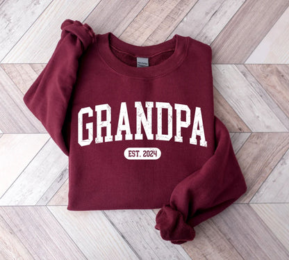 Retro Personalisiertes Opa Sweatshirt - Geschenk für Großeltern