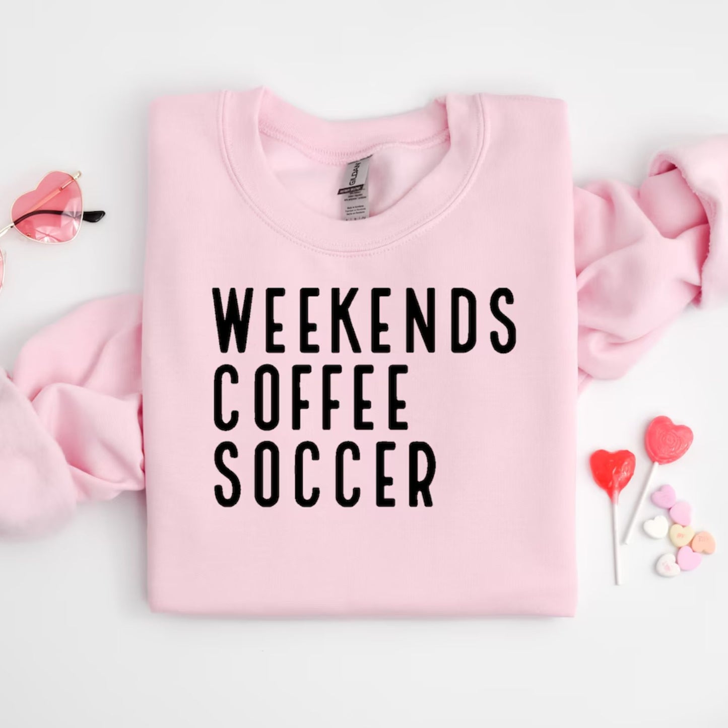 Weekend Coffee Soccer Sweatshirt and Shirts, Soccer Mom Gift