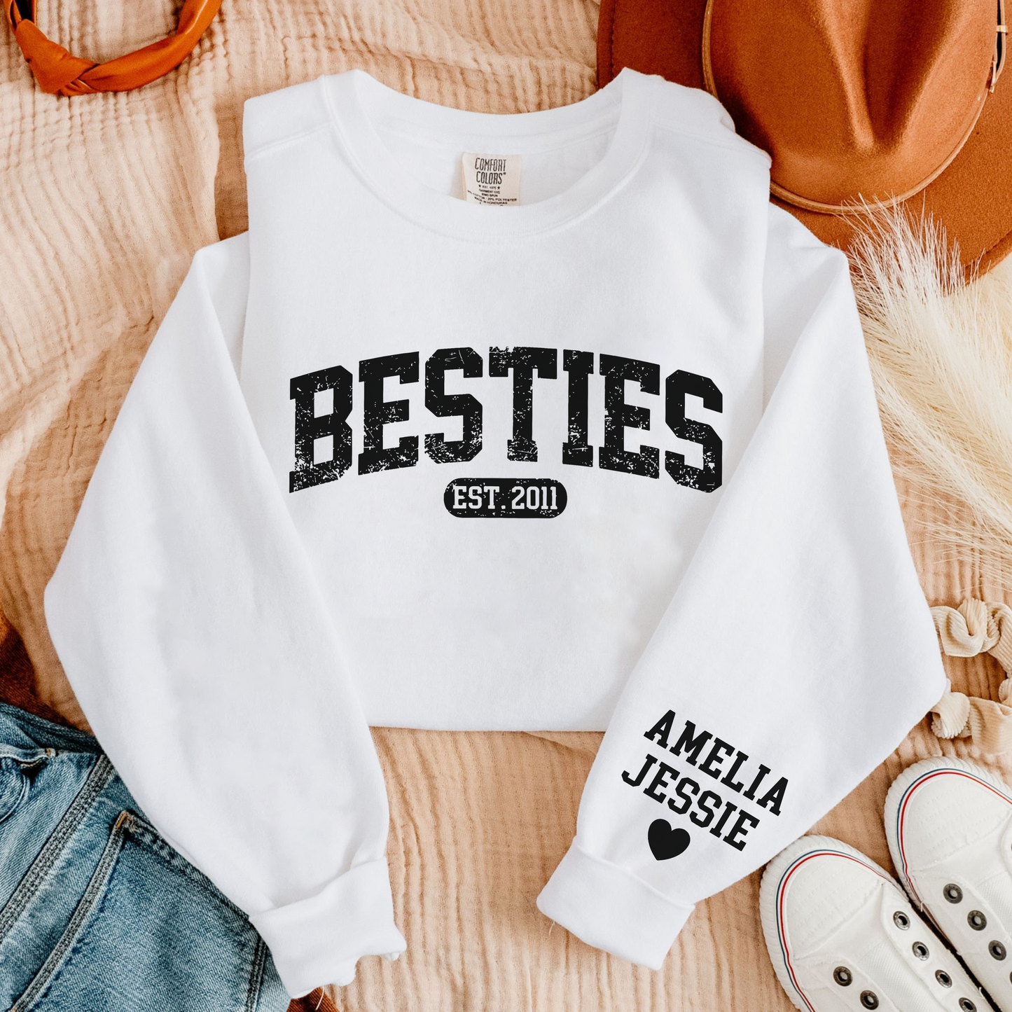 Personalized Bestie Gift with Special Year, Perfect for BFFs