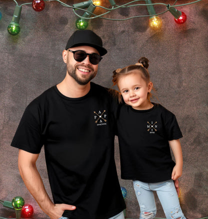 Personalisierte Familien-Outfits – Passendes Set für Vater und Baby, Weihnachtsgeschenk