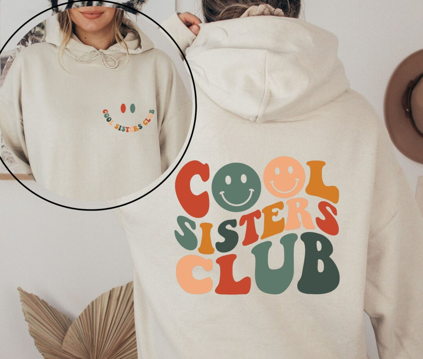 Cool Sisters Club Sweatshirt und Hoodie - Weihnachtsgeschenk für Schwester