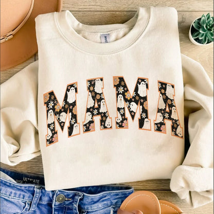 Retro Halloween Mama Sweatshirt - Halloween-Shirt für Mama