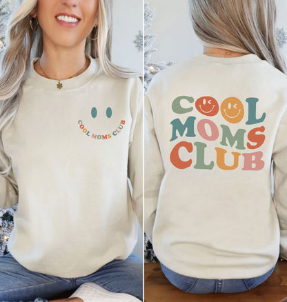 Cool Moms Club Shirt - Cooles Mama Sweatshirt, Geschenk für Mama