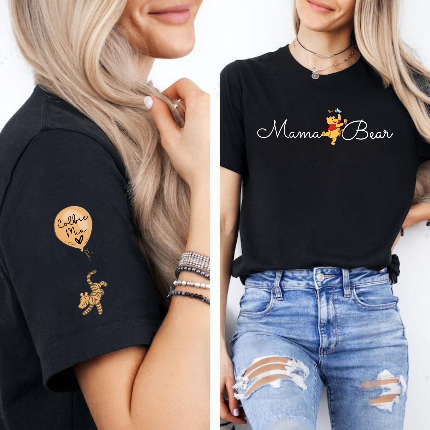 "Mama-Bär" Personalisiertes -Shirt - Das perfekte Geschenk zum Muttertag