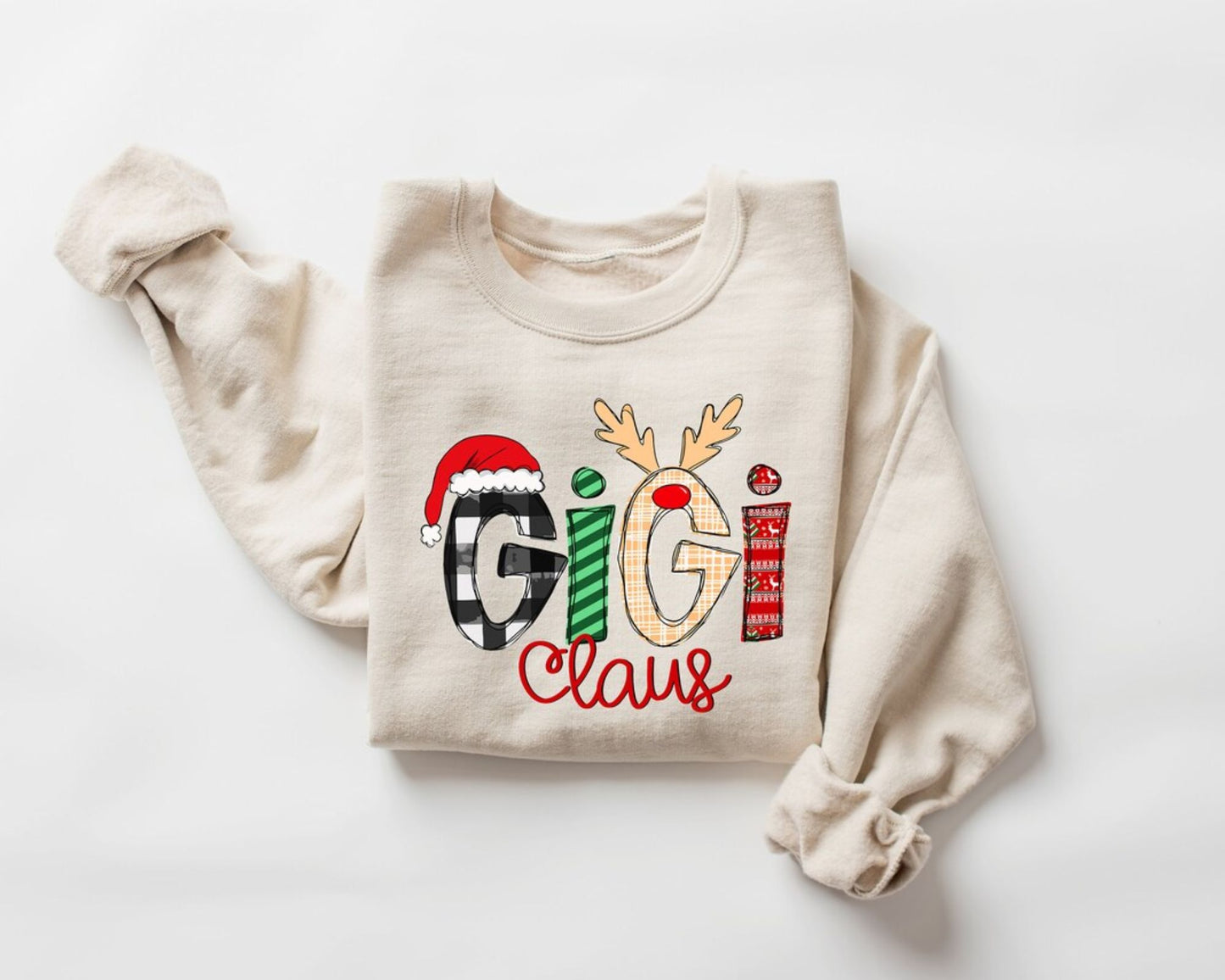 Gigi Claus Sweatshirt - Christmas Gift for Grandma