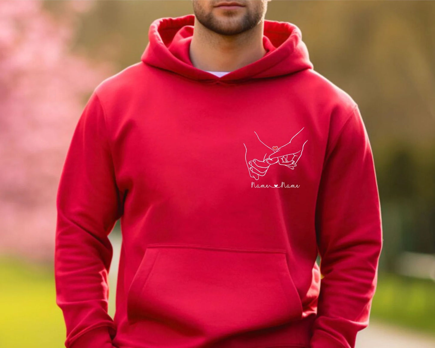 Individuelles Pinky-Promise-Hoodie, passende Partner-Hoodies, Valentinstagsgeschenk