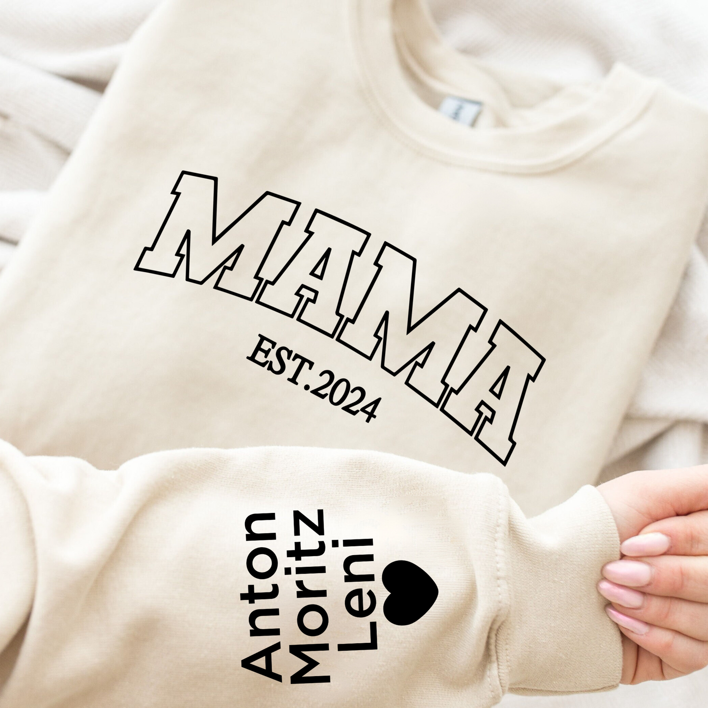"Mama Gründungsjahr" T-Shirt – Personalisiertes Geschenk