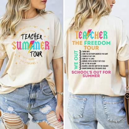 Letzter Schultag Shirt für Lehrer, Sommerferien T-Shirt