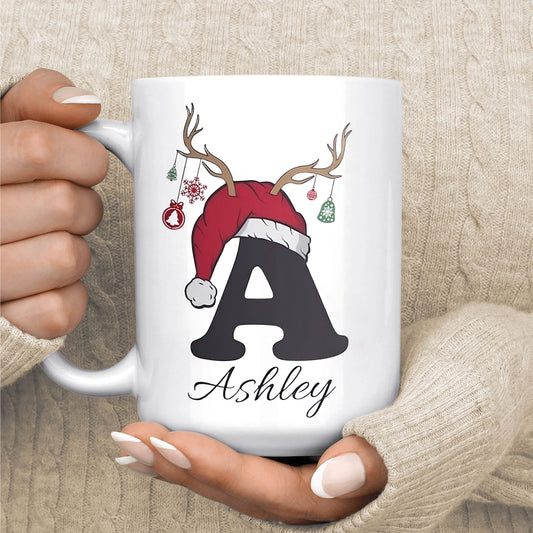 Personalisierte Weihnachts-Tasse mit Name – Perfektes Geschenk zu Weihnachten