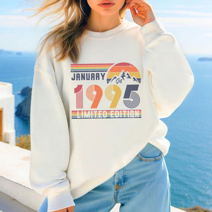 Personalisiertes Retro Birthday Sweatshirt – Geschenk für Geburtstag