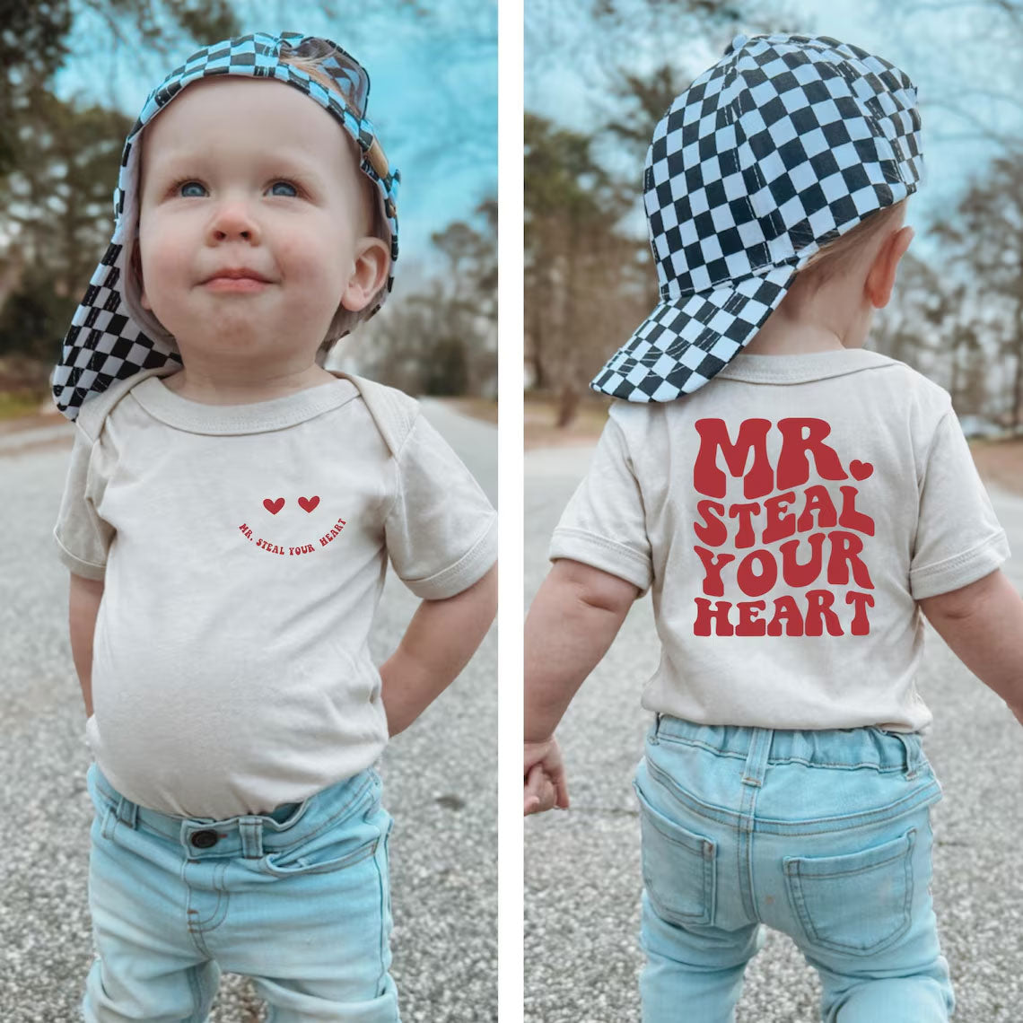 Mr. Steal Your Heart, Jungen-Sweatshirt – Valentinstag Geschenk für Boys