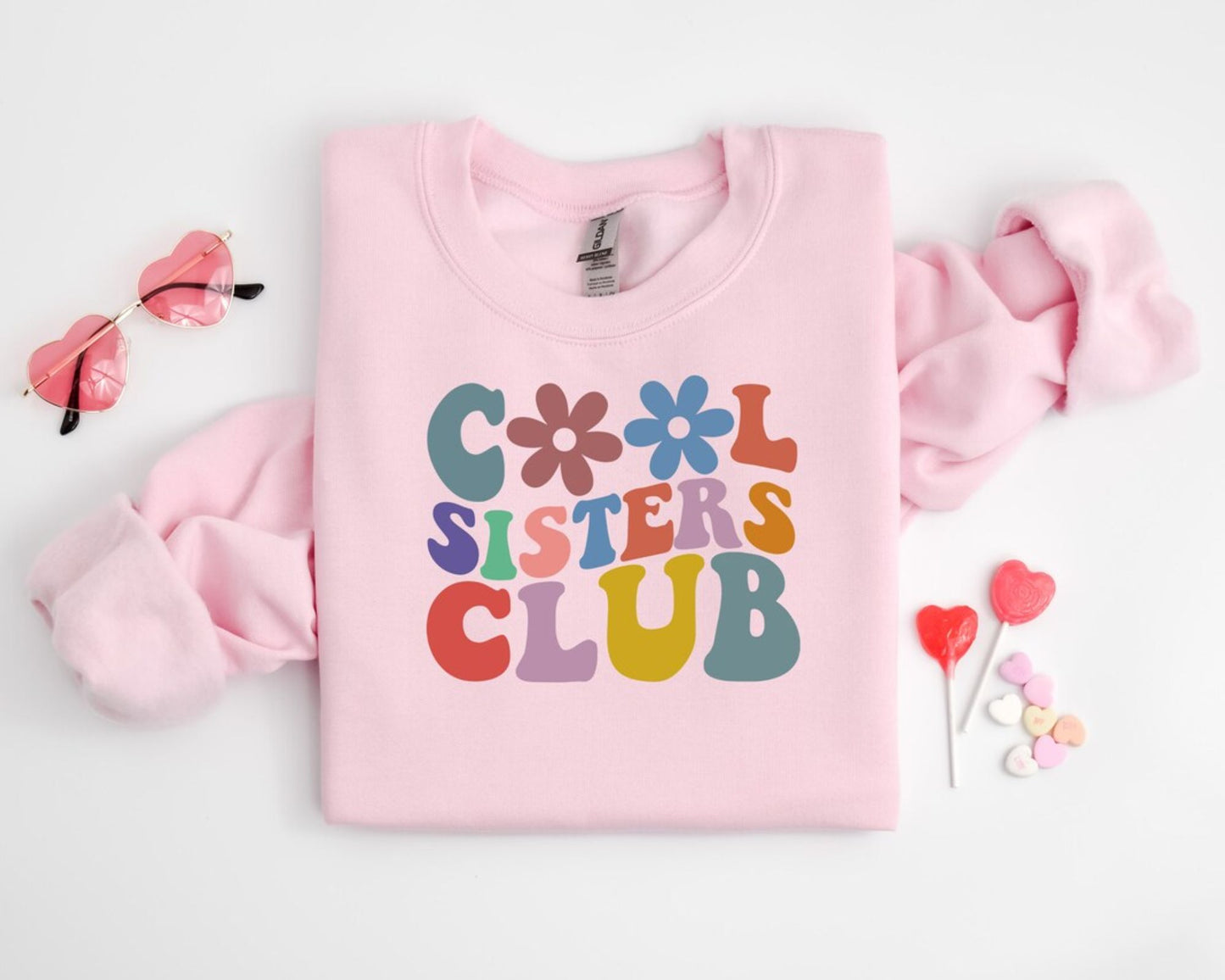 Cool Sisters Club Sweatshirt - Geschenk für Schwester