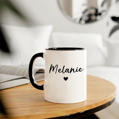 Individueller Name Kaffeetasse - Perfektes Geschenk für jeden Anlass