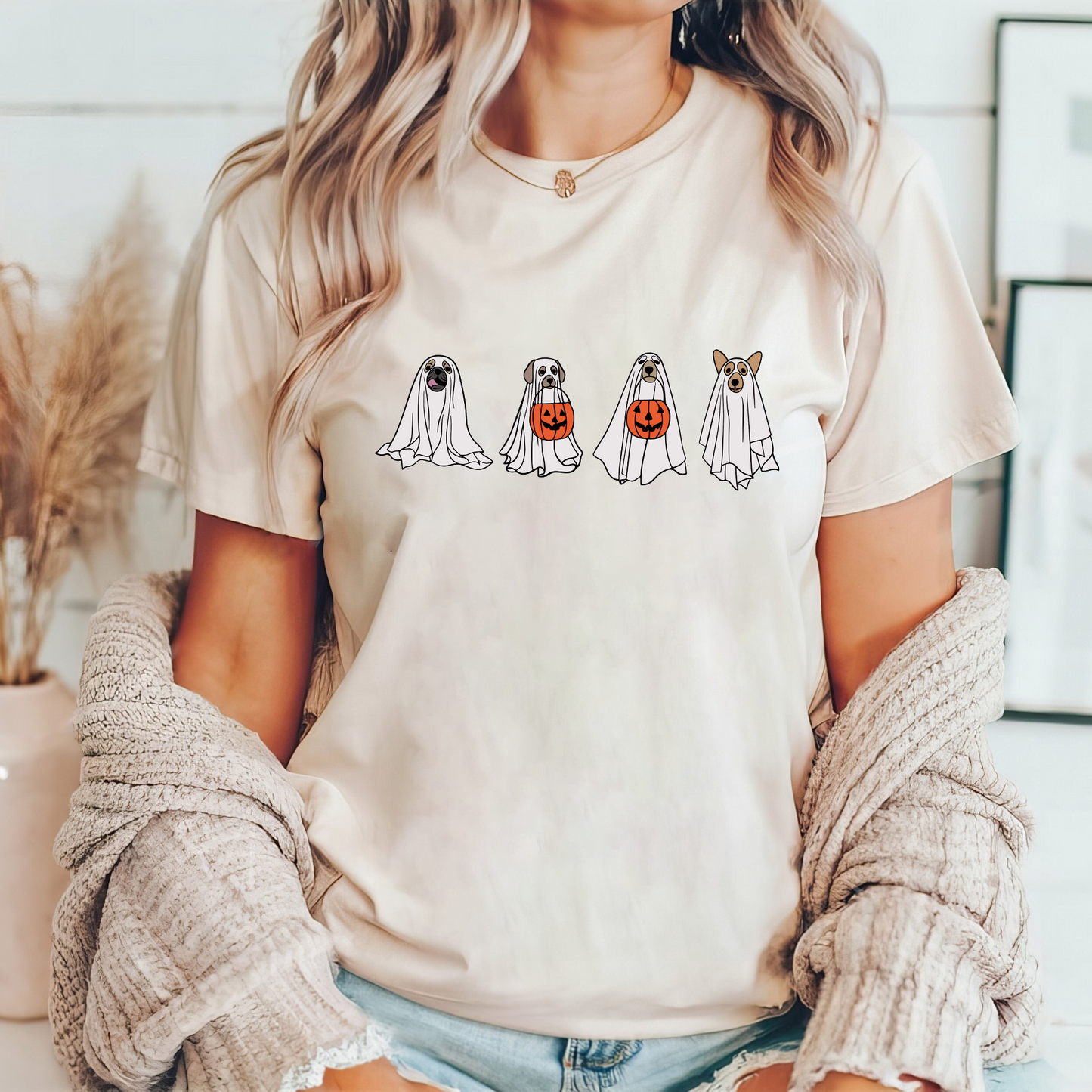 Geisterhund-T-Shirt - Halloween-Geschenk für Tierliebhaber
