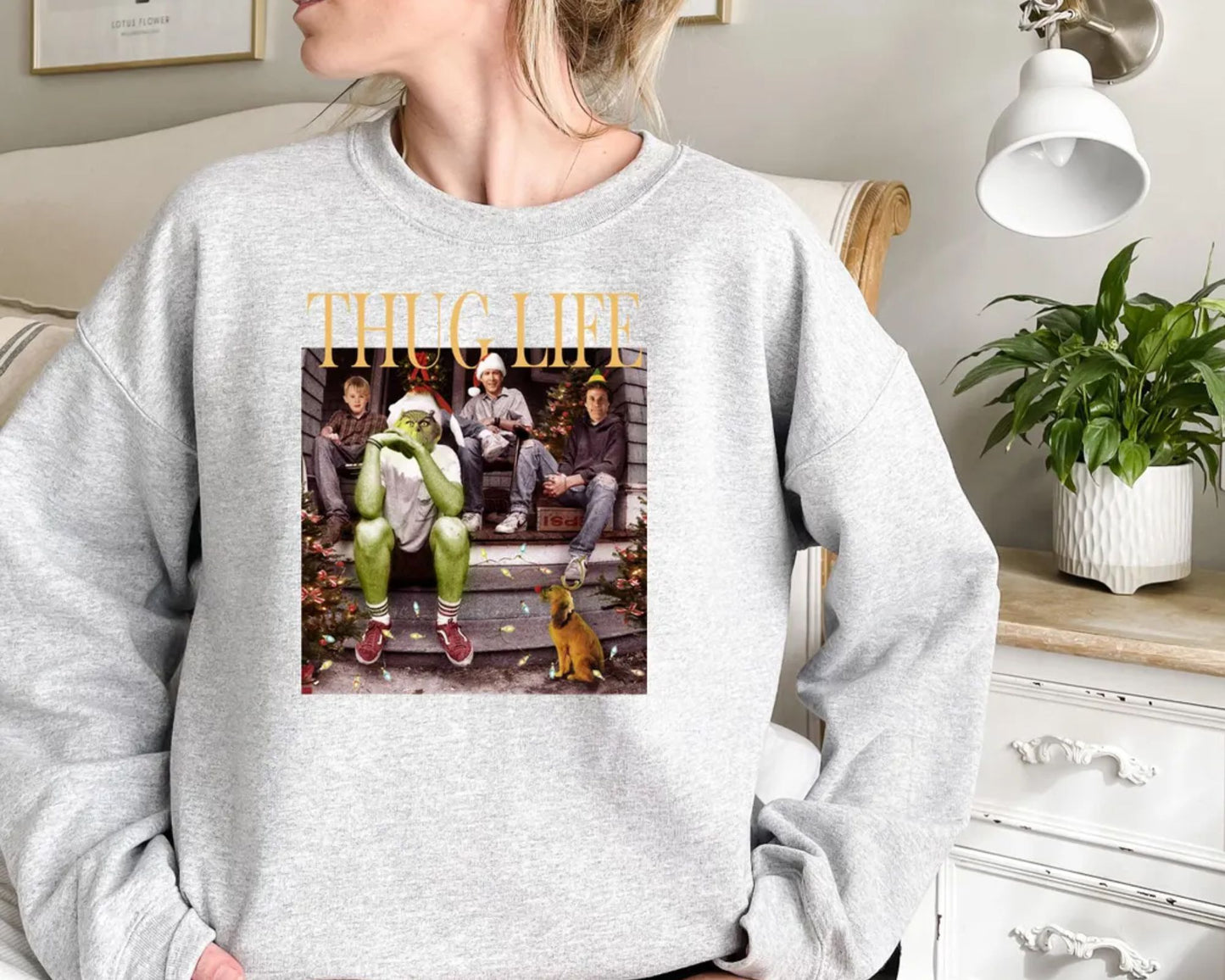 Thug Life Weihnachts-Sweatshirt, Weihnachtsgeschenke