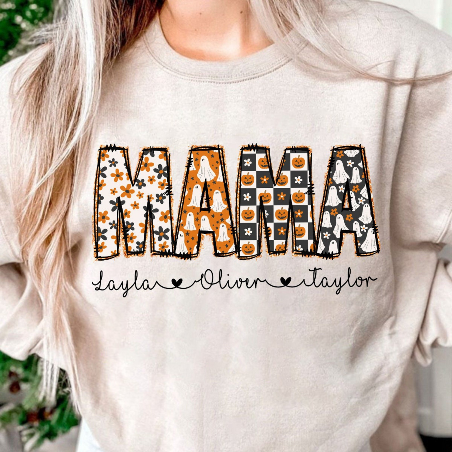 Personalized Glitter Spooky Mama for Halloween - Perfect Gift for Moms