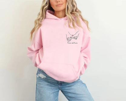 Individuelles Pinky-Promise-Hoodie, passende Partner-Hoodies, Valentinstagsgeschenk