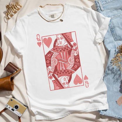 Queen of Hearts Shirt - Valentinstagsgeschenk-Shirt