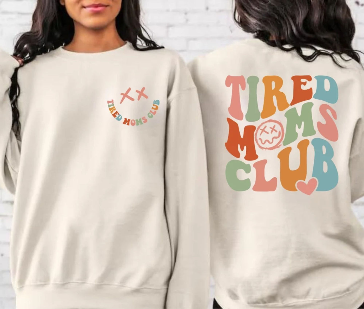 Müde-Mamas Club Sweatshirt, Sarkastischer Mama-Hoodie