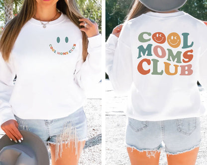 Cool Moms Club Shirt - Cooles Mama Sweatshirt, Geschenk für Mama