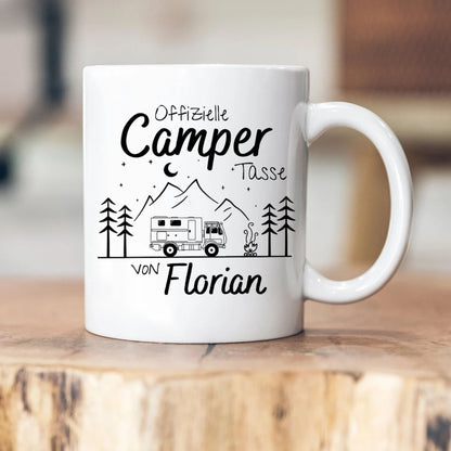 Personalisierte Camping Tasse - Geschenk für das Outdoor Leben