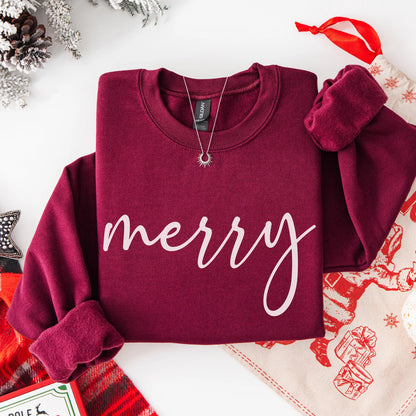 Merry Christmas Sweatshirt – Festliches Geschenk für Sie