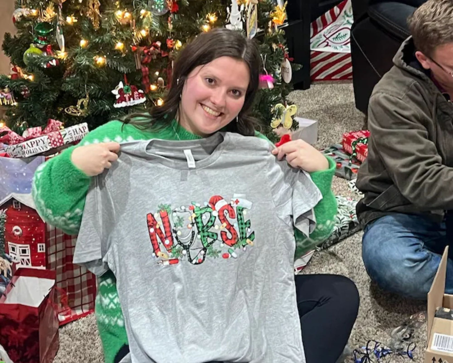 Weihnachts Sweatshirt für Krankenschwester - Geschenk für Krankenschwester