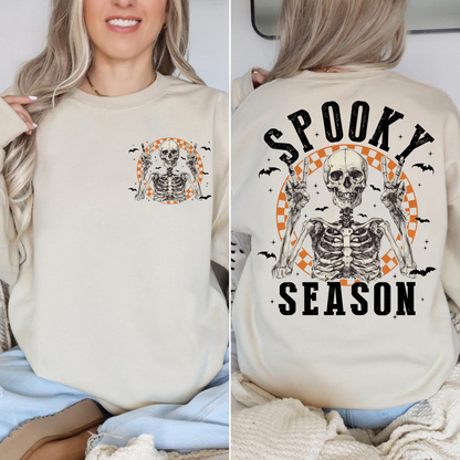 Retro Skeleton Halloween Gift for Spooky Season Fans