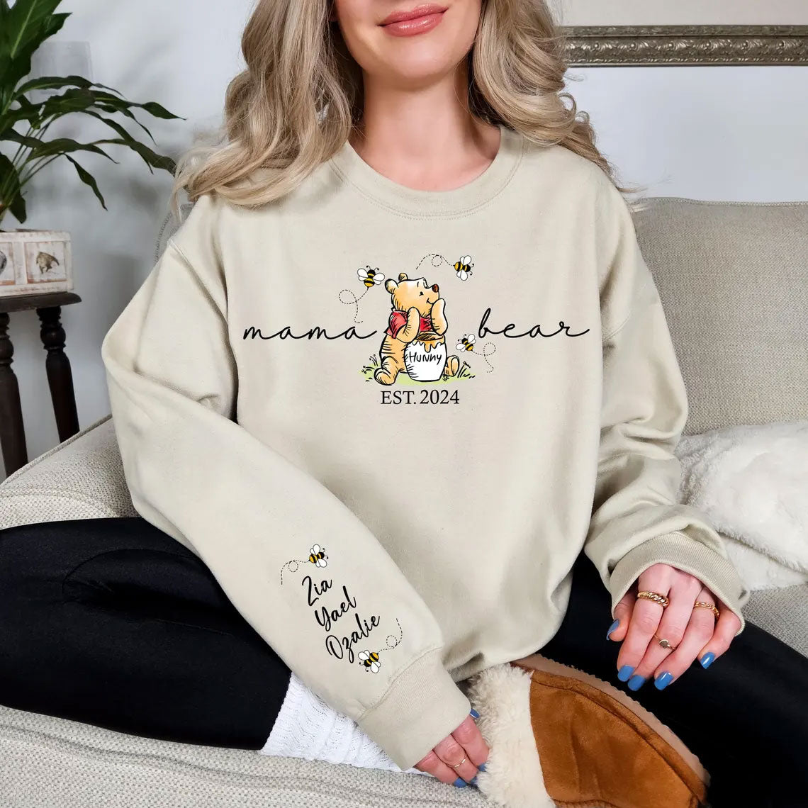 Personalisiertes Mama Bear Sweatshirt – Geschenk für Mama