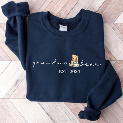Personalisiertes Oma Bär Sweatshirt und Hemden, Oma Geschenk