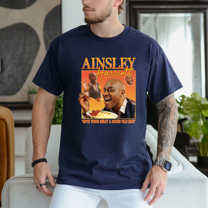 Ainsley Harriott Retro-Hommage T-Shirt – Geschenk für 90er Jahre Fans