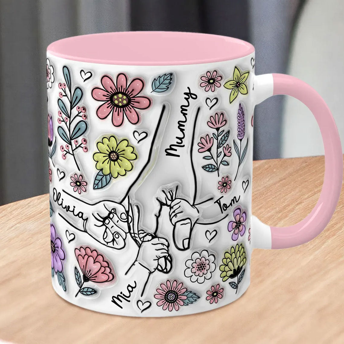 Personalisierte Mama-Tasse mit Kindernamen – Muttertagsgeschenk für Mama