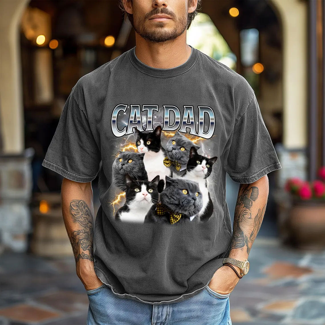 Personalisiertes T-Shirt mit Haustierfoto – Geschenk für Tierliebhaber