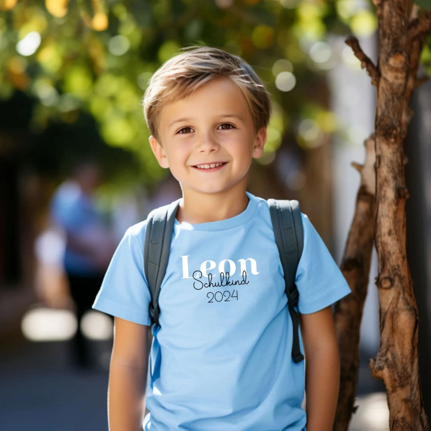 Schulkind 2024: Personalisiertes T-Shirt für den ersten Schultag, Individuelles Schulkind Shirt 2024