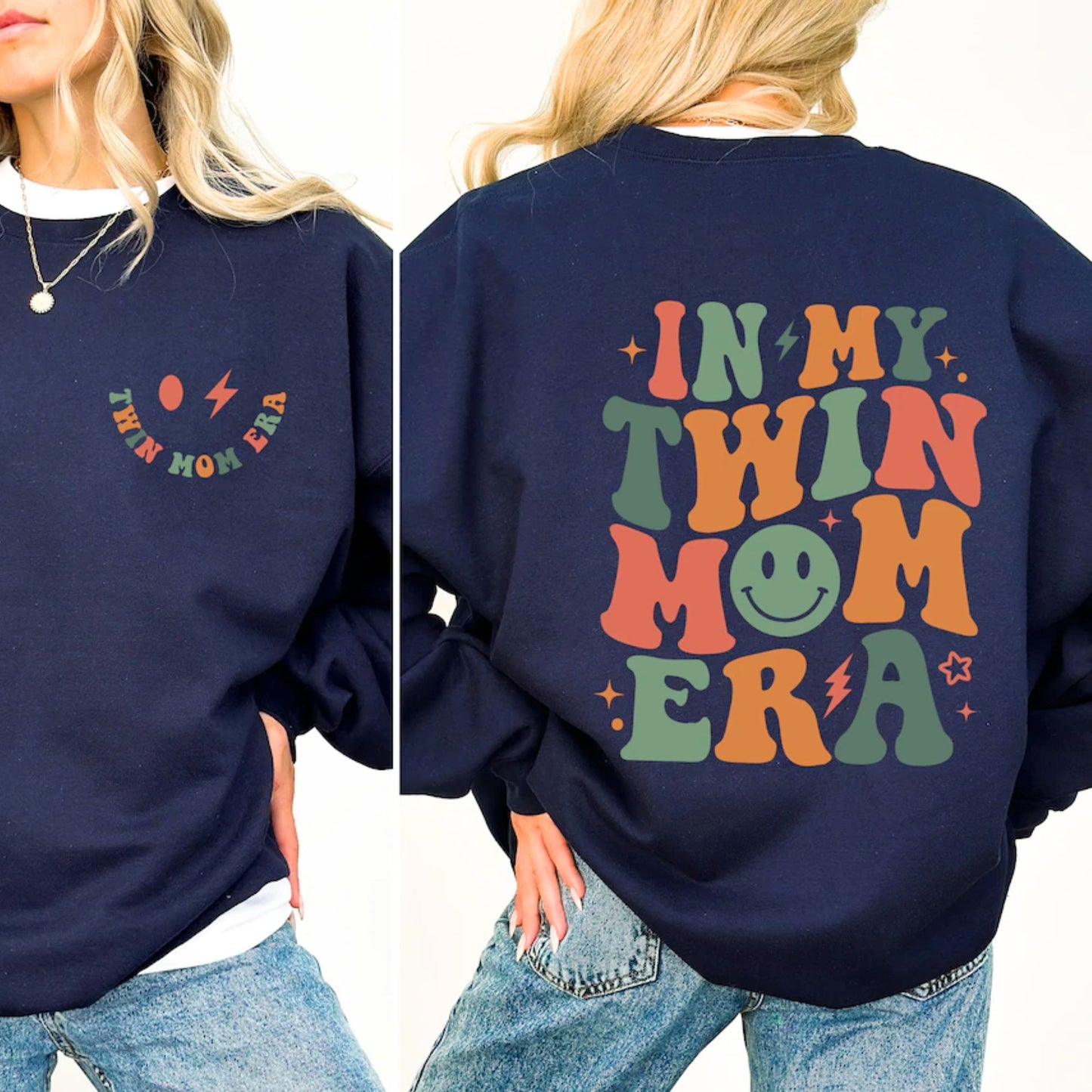 In My Twin Mom Era Sweatshirt and Shirts, Twin Mom Gift