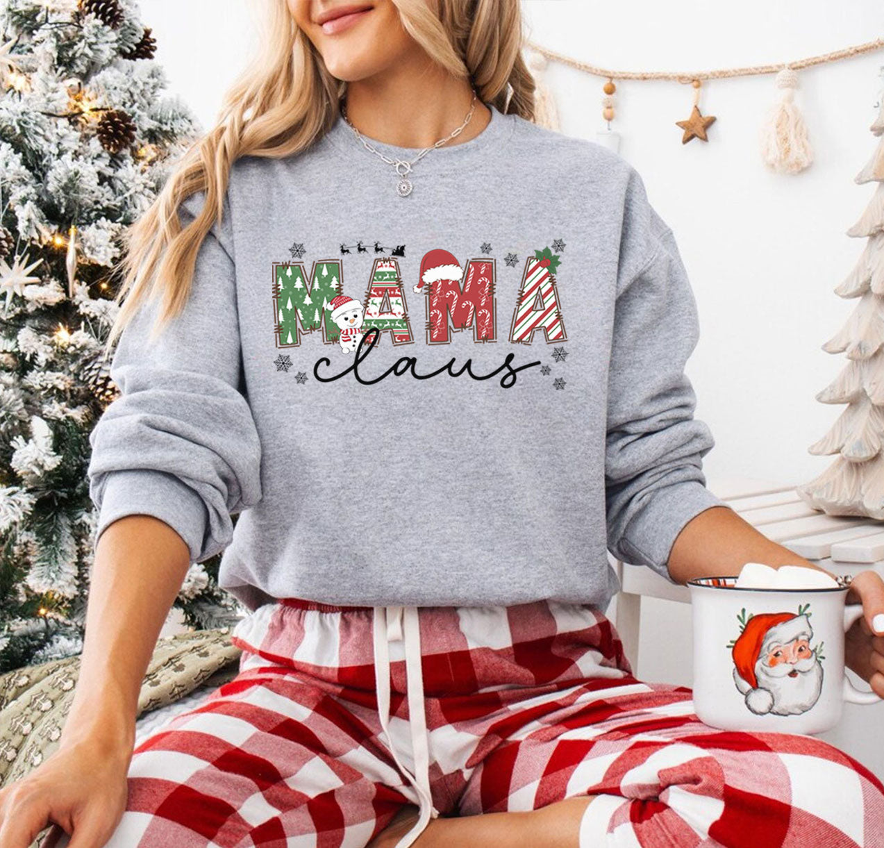 Mama Claus Sweatshirt – Festliches Weihnachtsgeschenk für Mama