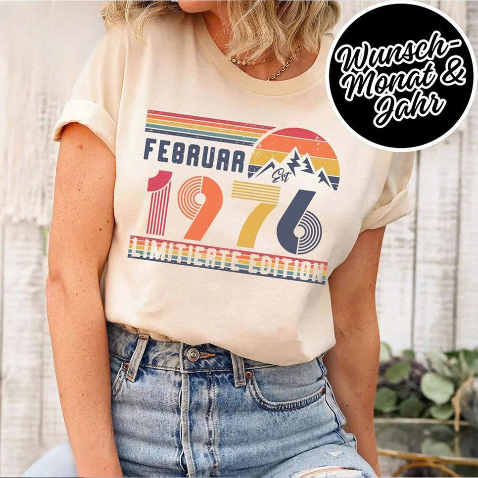Geburtstag Retro Shirt - Vintage Sweatshirt Geschenk