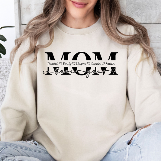 Customizable Gift for Mothers, Names of Your Loved Ones