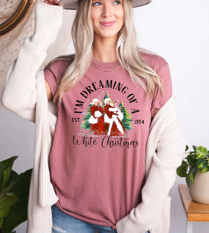 Ich träume von einem weißen Weihnachten Sweatshirt - Weihnachtsfilm Sweatshirt